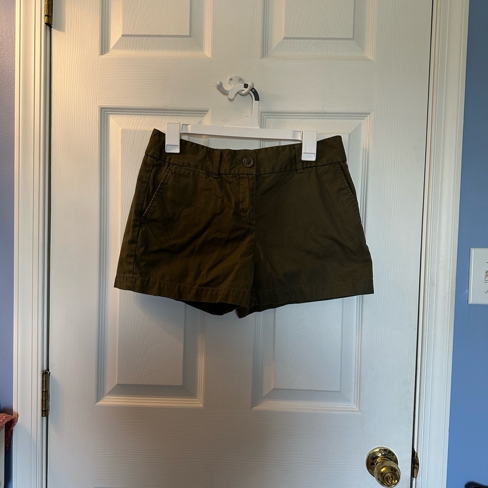 Olive Green Women's Shorts